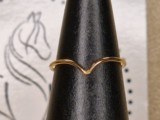 Bague chevron en gold filled
